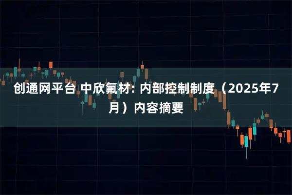 创通网平台 中欣氟材: 内部控制制度（2025年7月）内容摘要